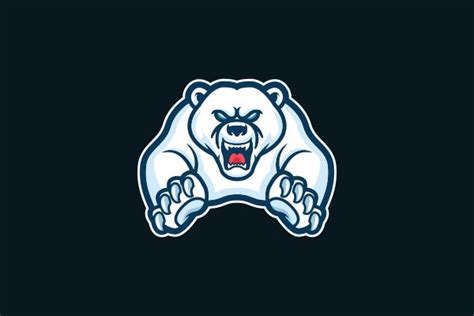 Polar Bear Mascot Logo | Polar bear logo, Polar bear, Mascot