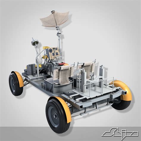 lunar rover apollo 15 3d model