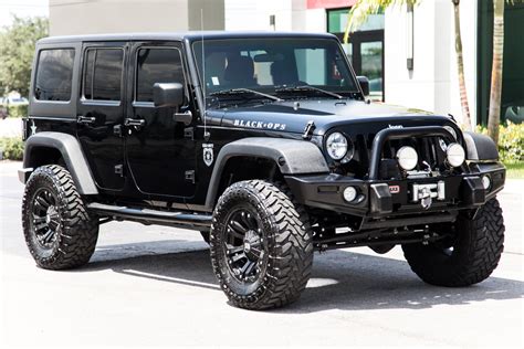 Used 2011 Jeep Wrangler Unlimited Rubicon Black Ops Edition For Sale ($34,900) | Marino ...