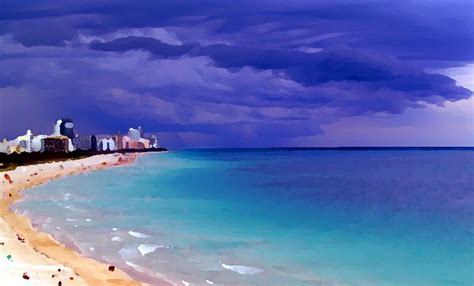 Purple Sky | Beaches in the world, Beach wallpaper, Miami images