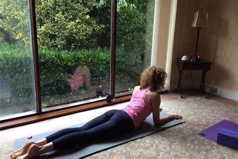 Try sphinx pose to help stimulate the spine, lengthening the abdominal ...