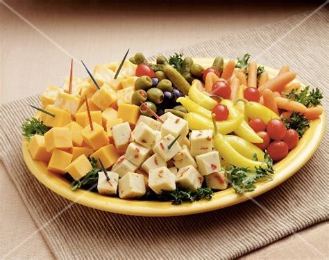 Cubed Cheese Platter Appetizer – buy images – StockFood