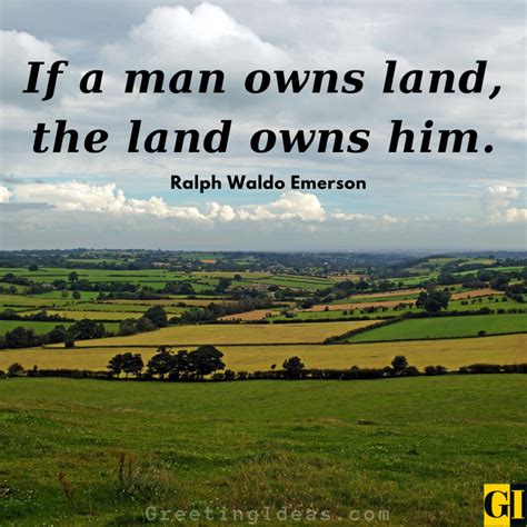 35 Beautiful Land Quotes Sayings On Human's Soil Identity