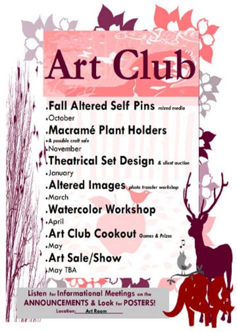 Art Club Poster