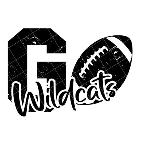Go Wildcats Football SVG/DXF/PNG File for Cutting Machines and Sublimation - Etsy
