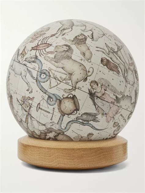 Bellerby & Co Globemakers Albion Celestial Resin and Oak Mini Desk ...