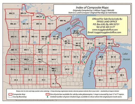 Michigan Township And Range Map - State Coastal Towns Map