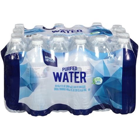 Smart Sense Purified Water 24 Pack, 16.9 fl oz each