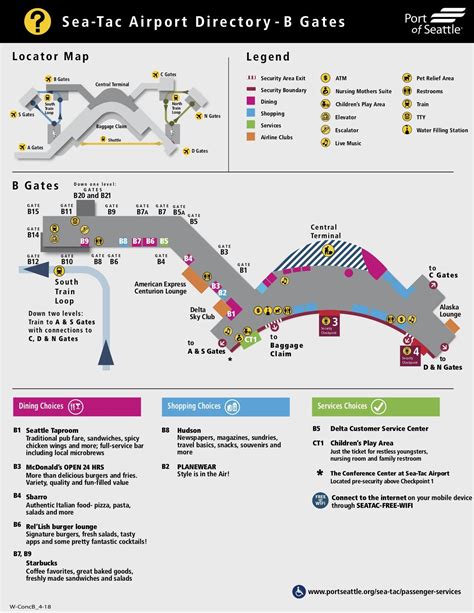 Seattle Airport Map Seatac guidemapsonline - Seattle | Airport map, Seattle airport, Seatac