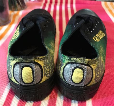 Oregon Ducks Custom Shoes | Etsy