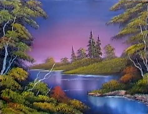 Bob Ross night lake | Bob ross paintings, Bob ross art, Bob ross ...