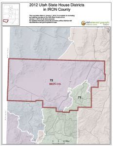 Iron County House Districts Map - Southern Utah Cares