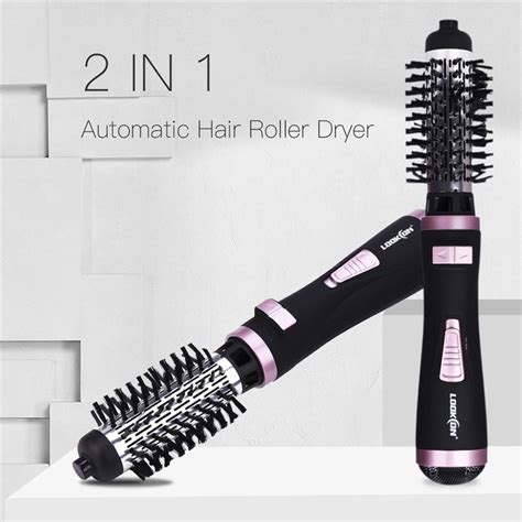 2 In 1 Multifunctional Electric Hair Dryer Brush Roller Rotate Styler Comb Straightening Curling ...