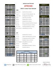 Academic Calendar 2020-2021 (English).pdf - Lakota Local Schools AUGUST | Course Hero