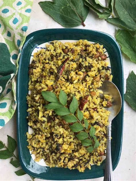 Gongura Pulihora Recipe | Gongura Rice | Roselle leaves Rice