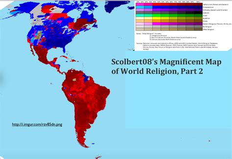 Scolbert08’s Magnificent Map of World Religion, Part 1 - GeoCurrents