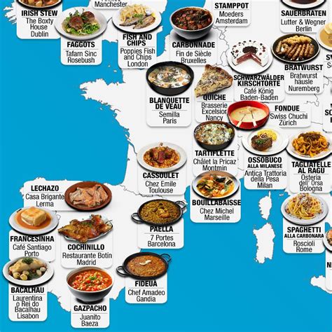 30 Maps Reveal The Tastiest Dishes Around The World | Food from ...