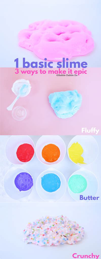 The Best Basic Slime Recipe Plus 3 Ways to Make It Epic - Babble Dabble Do