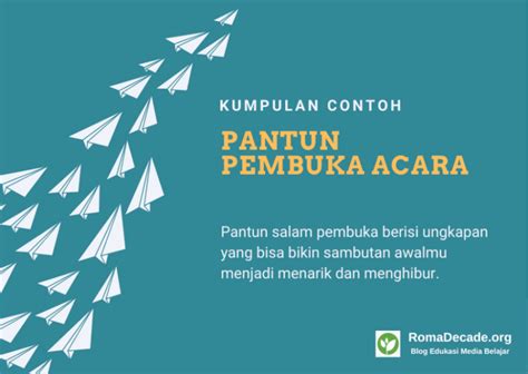 40+ Pantun Pembuka Acara : Isra mi'raj, Pidato dan Presentasi