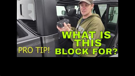 HOW TO REMOVE THE JEEP GLADIATOR HARD TOP.WHAT ARE THESE BLOCKS FOR? - YouTube