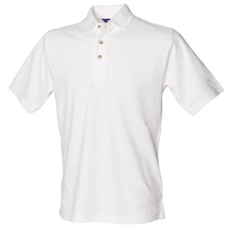 100% Cotton Men's White Polo Shirt - The Kit Crew