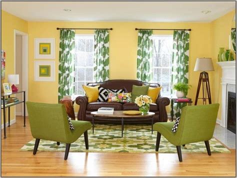Yellow Walls Red Curtains - Curtains : Home Design Ideas # ... | Yellow walls living room ...