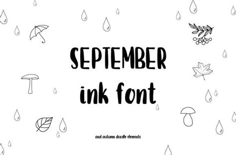 September font and doodles | Lettering, Doodles, Fonts