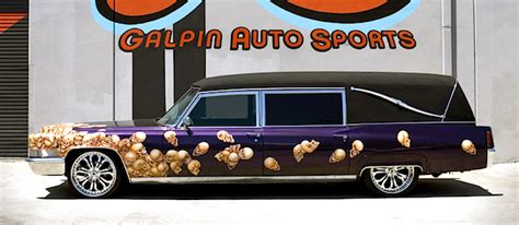 Custom Halloween-Themed Hearse