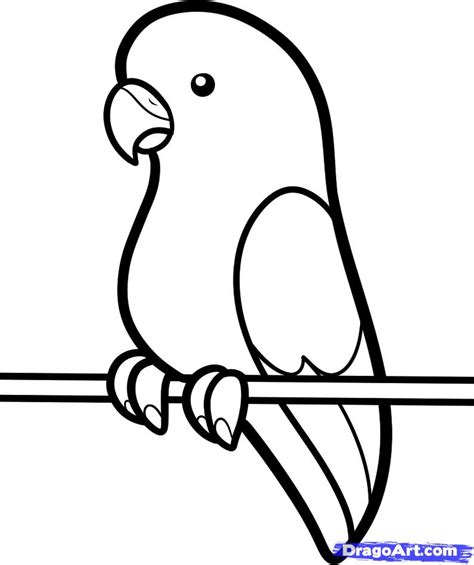 birds drawing for kids - Clip Art Library