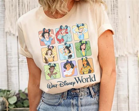 Disney Princess Shirt Princess Character Shirt Belle - Etsy