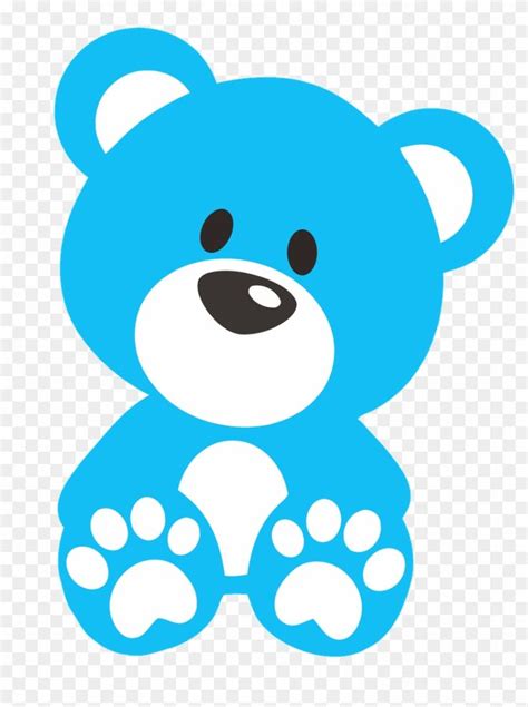 Download and share clipart about Teddy Bear Clipart Stencil - Blue Teddy Bear Clipart, Find more ...