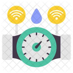 Water Meter Icon - Download in Flat Style