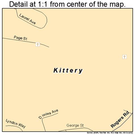 Kittery Maine Street Map 2337235