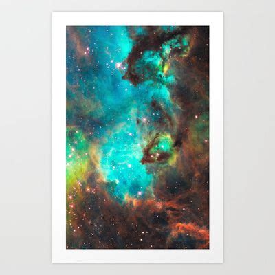 Green Galaxy Art Print by rapplatt | Society6 | Galaxy art, Art, Art prints