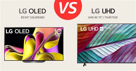 LG OLED vs LG UHD 4K Smart TV