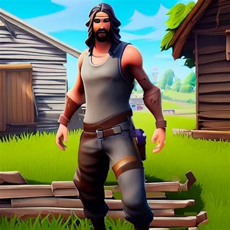 Jesus Fortnite skin, gameplay footage” | Stable Diffusion