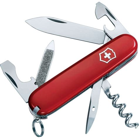 Victorinox Swiss Army Sportsman Pocket Knife (Red) - Walmart.com ...