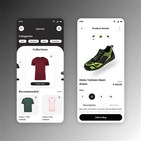 E commerce Mobile App by Mano Selva Vijay D.A. on Dribbble