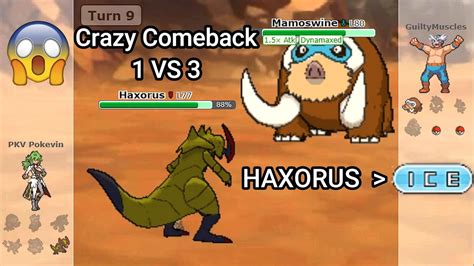 Haxorus With an Incredible Comeback! (Pokemon Showdown Random Battles ...