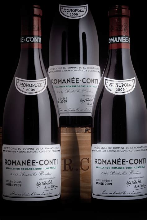 Domaine de la Romanée-Conti, Romanée-Conti 2009 , 3 bottles per lot | Christie's