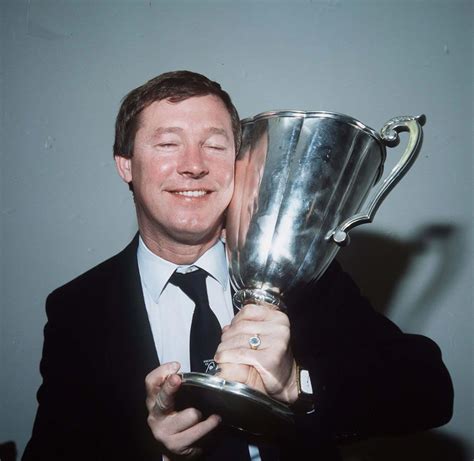 Aberdeen manager Alex Ferguson with the European Cup Winners Cup in 1983. | Manchester united ...