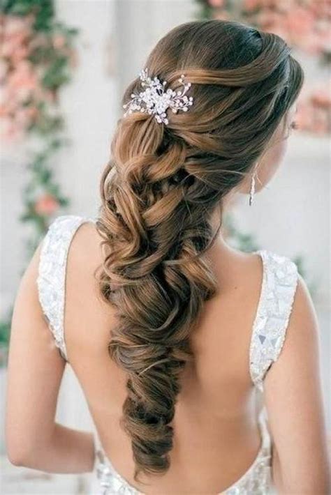 Wedding Hairstyles Down Curly for Bride - Fashion Female