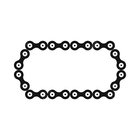 Bicycle Chain Vector Art PNG, Bicycle Chain Icon Simple Style, Style Icons, Simple Icons ...