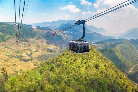 Fancipan Cable Car in Sapa | Stock image | Colourbox