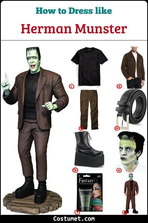 Herman Munster Costume for Halloween