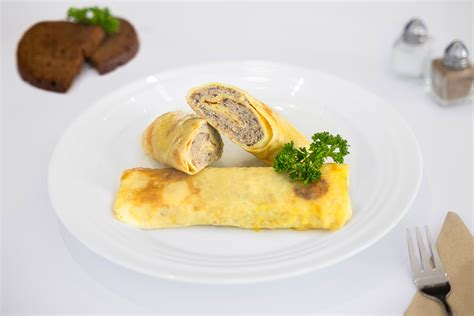 Blini with chicken and mushrooms | Deli#1