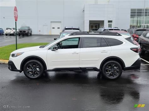 Crystal White Pearl 2021 Subaru Outback Onyx Edition XT Exterior Photo ...