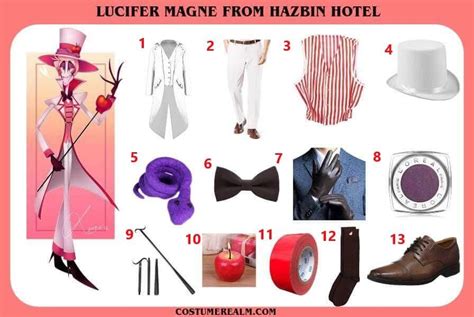 Lucifer Magne Cosplay From Hazbin Hotel