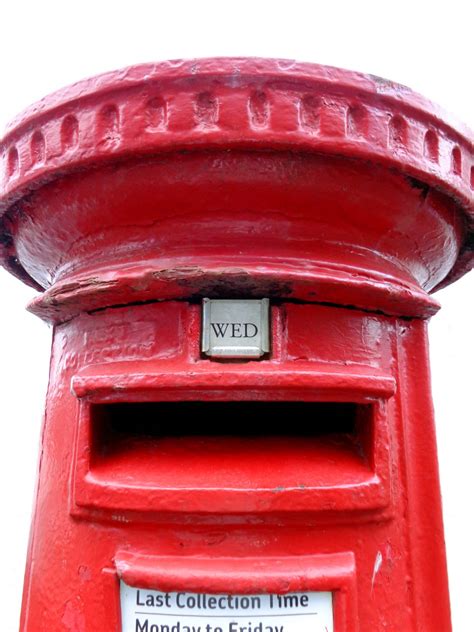 Red British Post Box Free Stock Photo - Public Domain Pictures