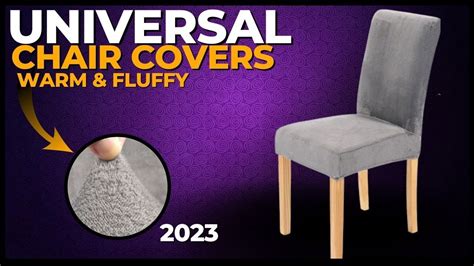 Warm Velvet Dining Chair Covers | amazing chair makeover | DIY ...